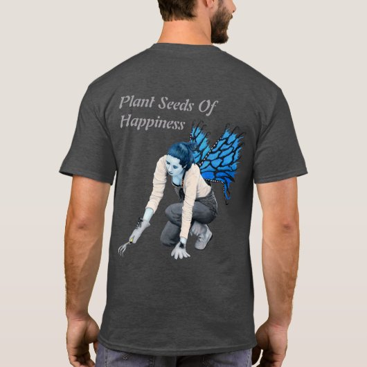 Activiteiten in de omgeving van Dark Fairy Garden T-shirt (Achterkant)