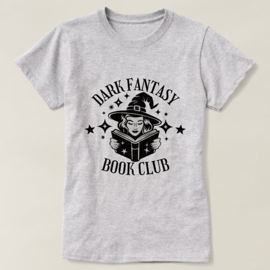Activiteiten in de omgeving van Dark Fantasy Book  T-shirt (Design voorkant)