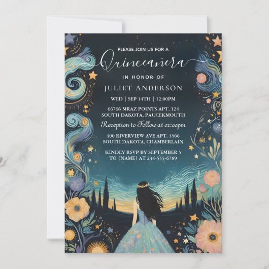 Activiteiten in de omgeving van Dark Fun Star Prom Kaart (Voorkant)