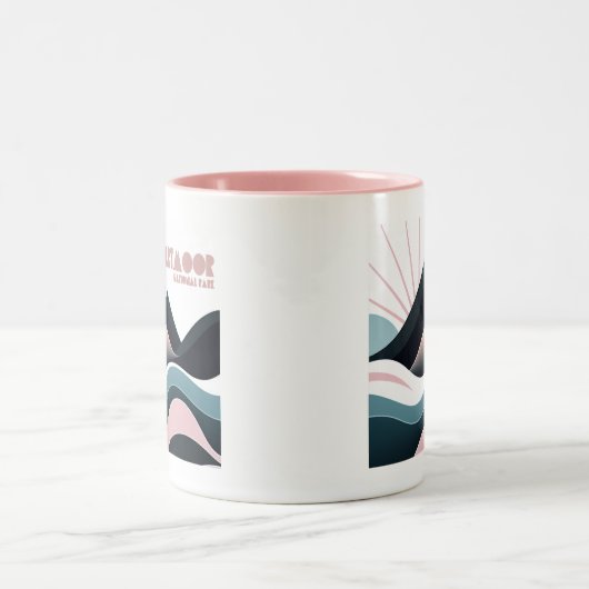 Activiteiten in de omgeving van Dartmoor National  Tweekleurige Koffiemok (Center)