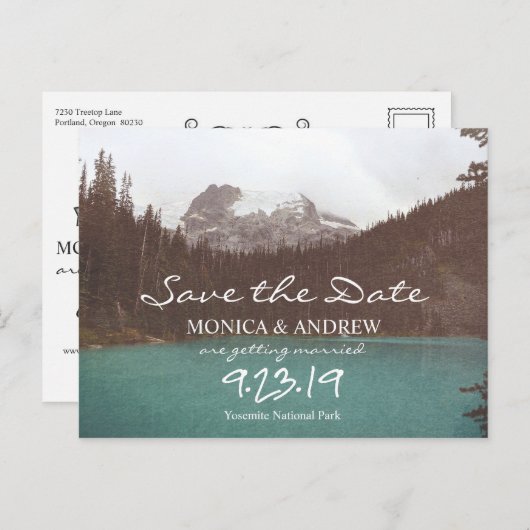 Activiteiten in de omgeving van Date Mountain Lake Feestdagenkaart (Voorkant / Achterkant)