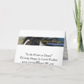 Activiteiten in de omgeving van Dawn Horse Wenskaa Kaart (Achterkant)