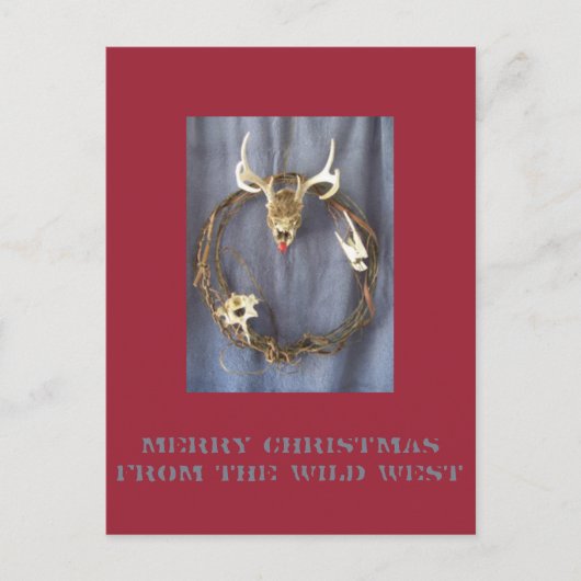 Activiteiten in de omgeving van Dead Rudolph Wild Feestdagenkaart (Voorkant)