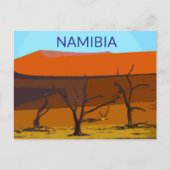 Activiteiten in de omgeving van Deadvlei Namibia T Briefkaart (Voorkant)