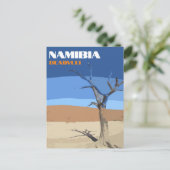 Activiteiten in de omgeving van Deadvlei Namibia T Briefkaart (Staand voorkant)