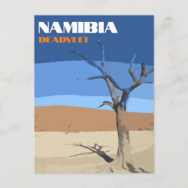 Activiteiten in de omgeving van Deadvlei Namibia T Briefkaart