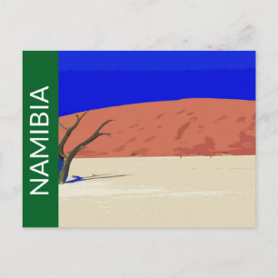 Activiteiten in de omgeving van Deadvlei Namibia T Briefkaart