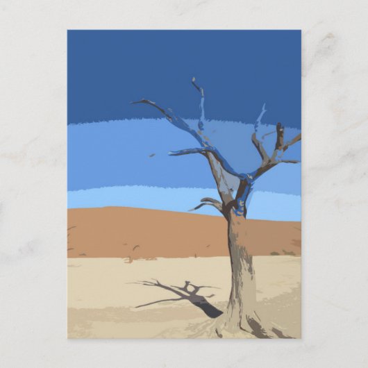 Activiteiten in de omgeving van Deadvlei Namibia T Briefkaart (Voorkant)