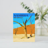 Activiteiten in de omgeving van Deadvlei Namibia T Briefkaart (Staand voorkant)
