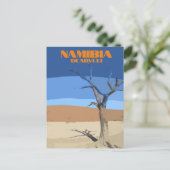 Activiteiten in de omgeving van Deadvlei Namibia T Briefkaart (Staand voorkant)