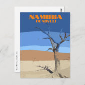 Activiteiten in de omgeving van Deadvlei Namibia T Briefkaart (Voorkant / Achterkant)
