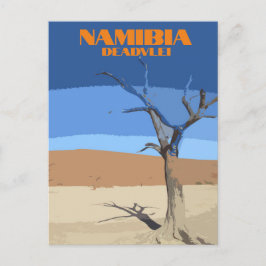 Activiteiten in de omgeving van Deadvlei Namibia T Briefkaart