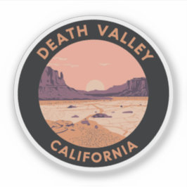 Activiteiten in de omgeving van Death Valley Calif Sticker
