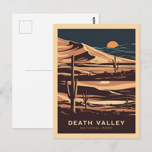 Activiteiten in de omgeving van Death Valley Natio Briefkaart (Voorkant / Achterkant)