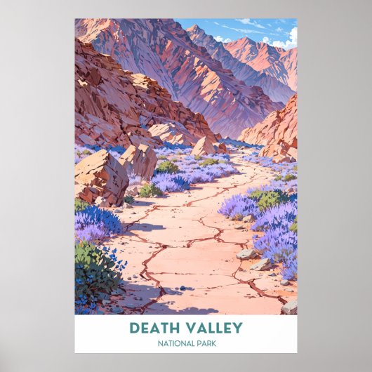 Activiteiten in de omgeving van Death Valley Natio Poster (Voorkant)