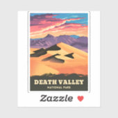 Activiteiten in de omgeving van Death Valley Natio Sticker (Vel)