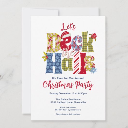 Activiteiten in de omgeving van Deck the Halls Hol Kaart (Voorkant)