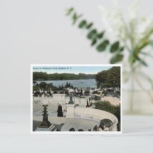 Activiteiten in de omgeving van Delaware Park, Buf Briefkaart (Staand voorkant)