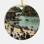 Activiteiten in de omgeving van Delaware Park  Buf Keramisch Ornament (Voorkant)