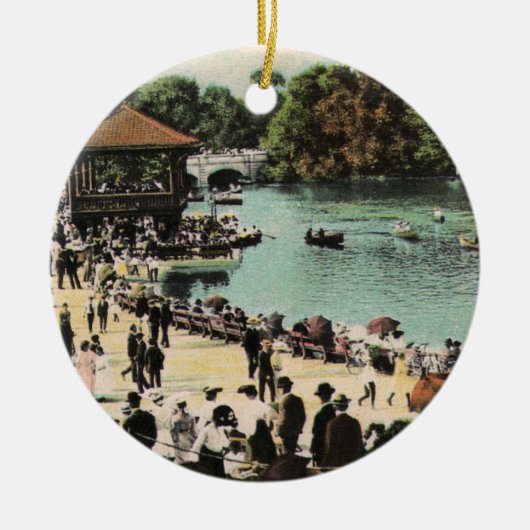 Activiteiten in de omgeving van Delaware Park  Buf Keramisch Ornament (Voorkant)