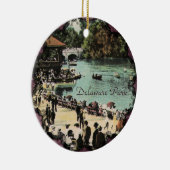 Activiteiten in de omgeving van Delaware Park  Buf Keramisch Ornament (Rechts)