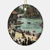 Activiteiten in de omgeving van Delaware Park  Buf Keramisch Ornament (Links)