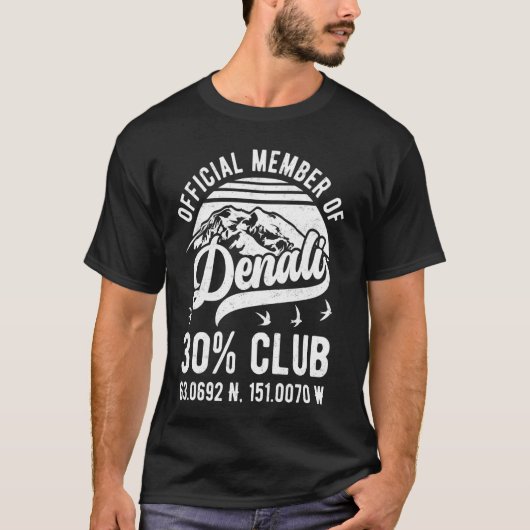 Activiteiten in de omgeving van Denali 30 Club Ala T-shirt (Voorkant)