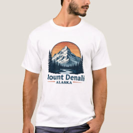 Activiteiten in de omgeving van Denali Alaska Moun T-shirt