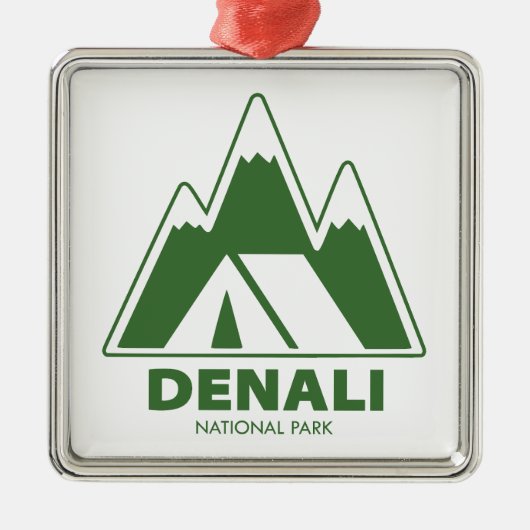 Activiteiten in de omgeving van Denali National Pa Metalen Ornament (Voorkant)