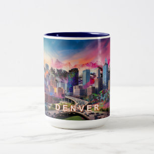 Activiteiten in de omgeving van Denver Mile High C Tweekleurige Koffiemok