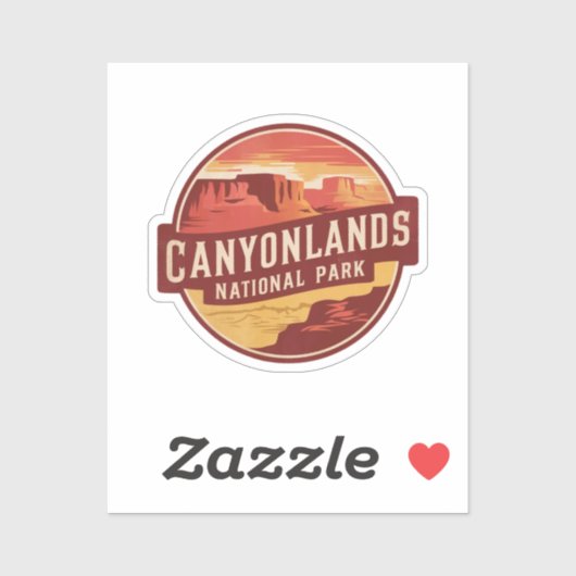 Activiteiten in de omgeving van Desert of Canyonla Sticker (Vel)