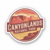 Activiteiten in de omgeving van Desert of Canyonla Sticker (Voorkant)