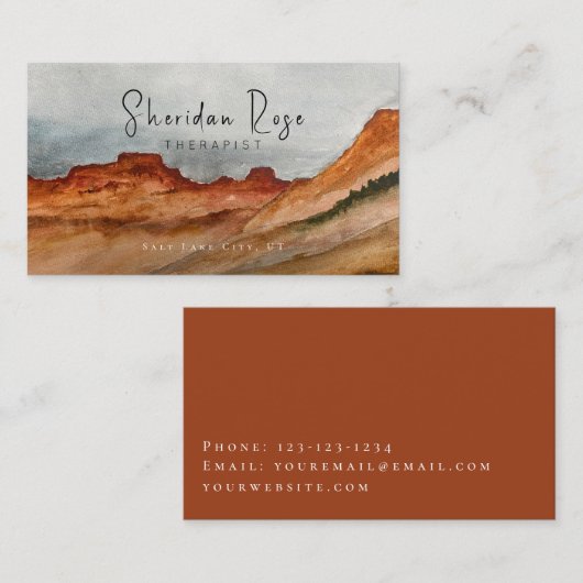 Activiteiten in de omgeving van Desert Red Rocks M Visitekaartje (Voorkant / Achterkant)