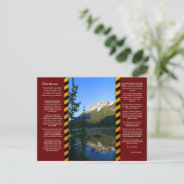 Activiteiten in de omgeving van DESIDERATA Snow Pe Briefkaart