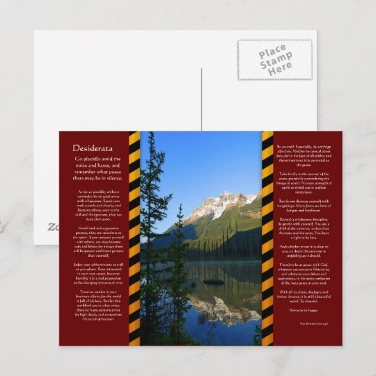 Activiteiten in de omgeving van DESIDERATA Snow Pe Briefkaart (Voorkant / Achterkant)