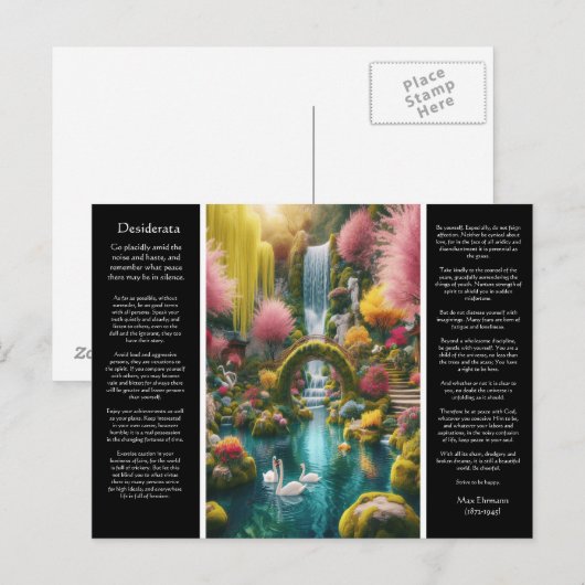 Activiteiten in de omgeving van Desiderata Waterfa Briefkaart (Voorkant / Achterkant)