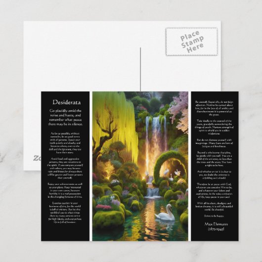 Activiteiten in de omgeving van Desiderata Waterfa Briefkaart (Voorkant / Achterkant)