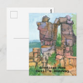 Activiteiten in de omgeving van Devil's Doorway Wi Briefkaart (Voorkant / Achterkant)