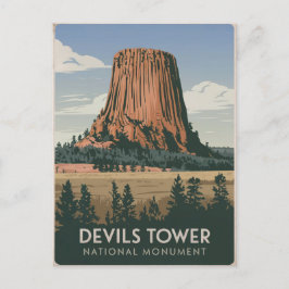 Activiteiten in de omgeving van Devils Tower Natio Briefkaart