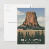 Activiteiten in de omgeving van Devils Tower Natio Briefkaart (Voorkant / Achterkant)