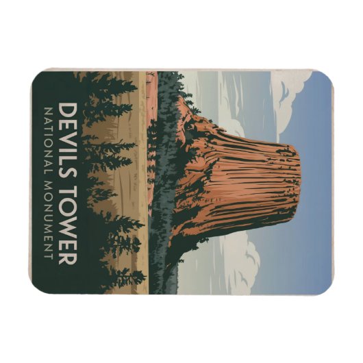 Activiteiten in de omgeving van Devils Tower Natio Magneet (Horizontaal)