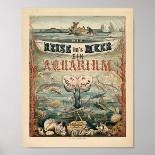 Activiteiten in de omgeving van Die Reise's Meer,  Poster (Voorkant)