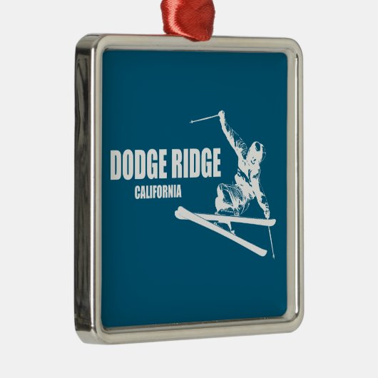 Activiteiten in de omgeving van Dodge Ridge Mounta Metalen Ornament (Rechts)