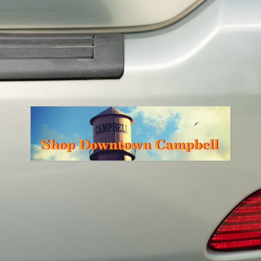 Activiteiten in de omgeving van Downtown Campbell  Bumpersticker (Op auto)