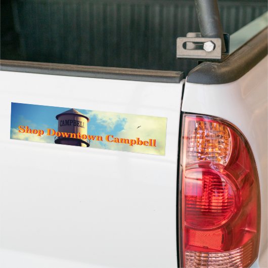 Activiteiten in de omgeving van Downtown Campbell  Bumpersticker (Op Truck)