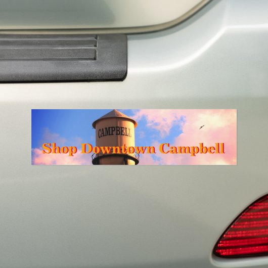 Activiteiten in de omgeving van Downtown Campbell  Bumpersticker (Op auto)