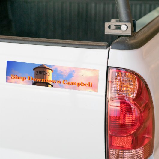 Activiteiten in de omgeving van Downtown Campbell  Bumpersticker (Op Truck)