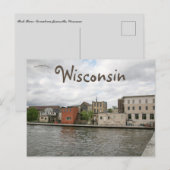 Activiteiten in de omgeving van Downtown Janesvill Briefkaart (Voorkant / Achterkant)