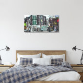 Activiteiten in de omgeving van Downtown Madison,  Canvas Afdruk (Insitu (Slaapkamer))