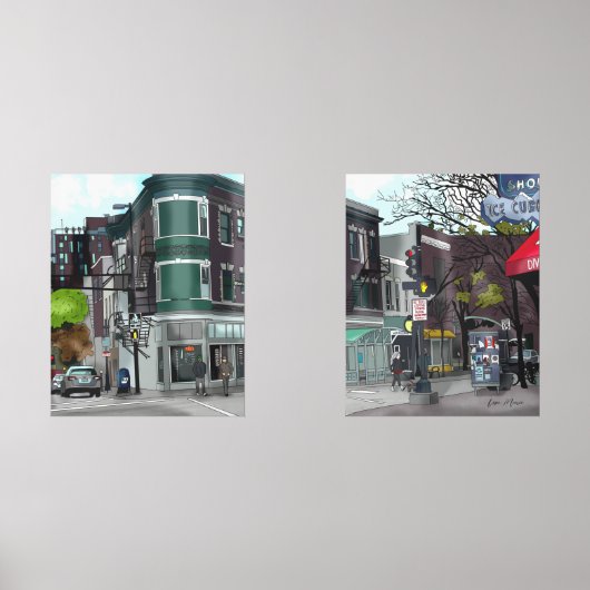 Activiteiten in de omgeving van Downtown Madison, Muurkunst Sets (Voorkant)